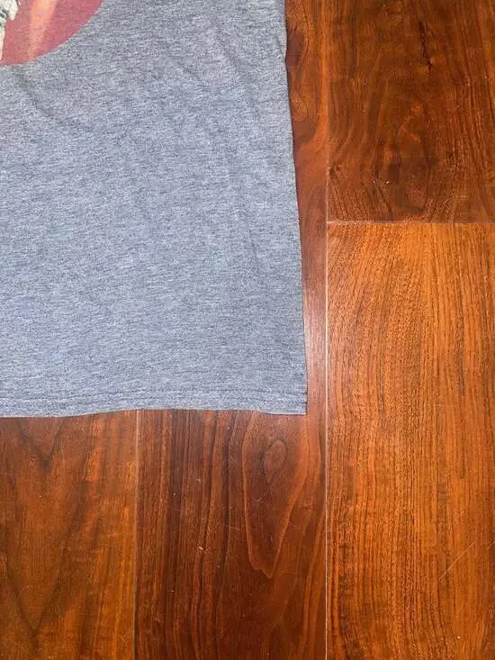 Star Wars The Mandalorian Graphic T-Shirt Grey Blue Heathered Small - Picture 6 of 14